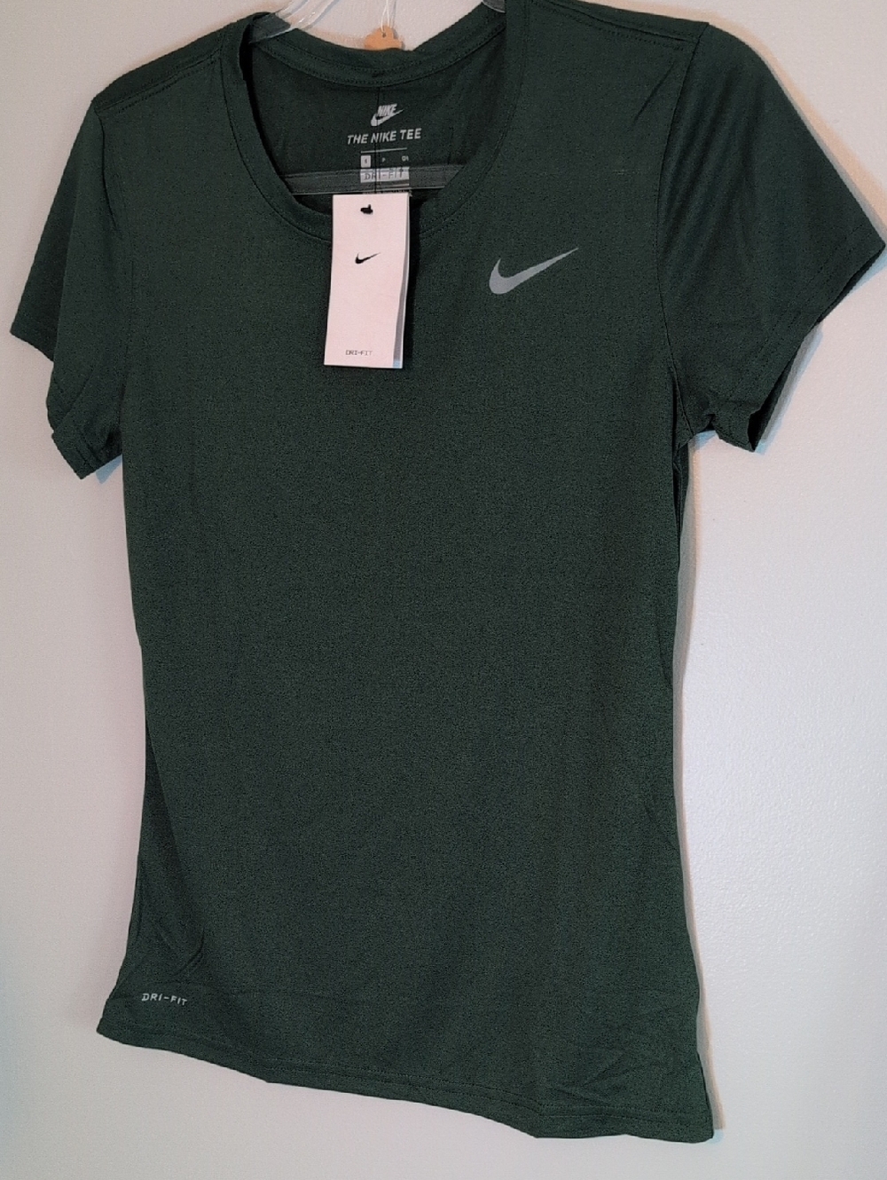 Nike Women’s Short Sleeve Dri-FIT Tee - Forest Green